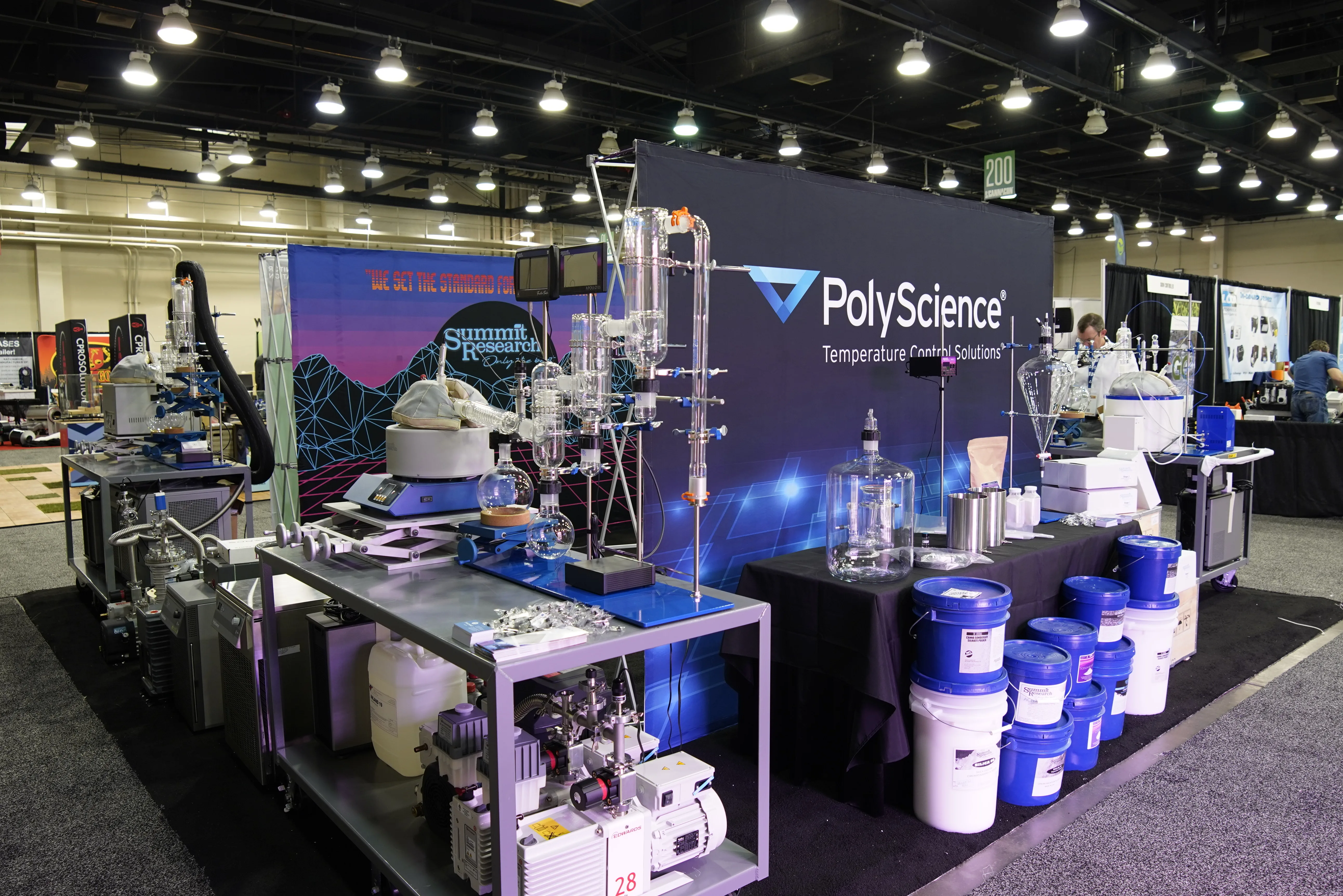 CannaCon exhibitor booth on the show floor