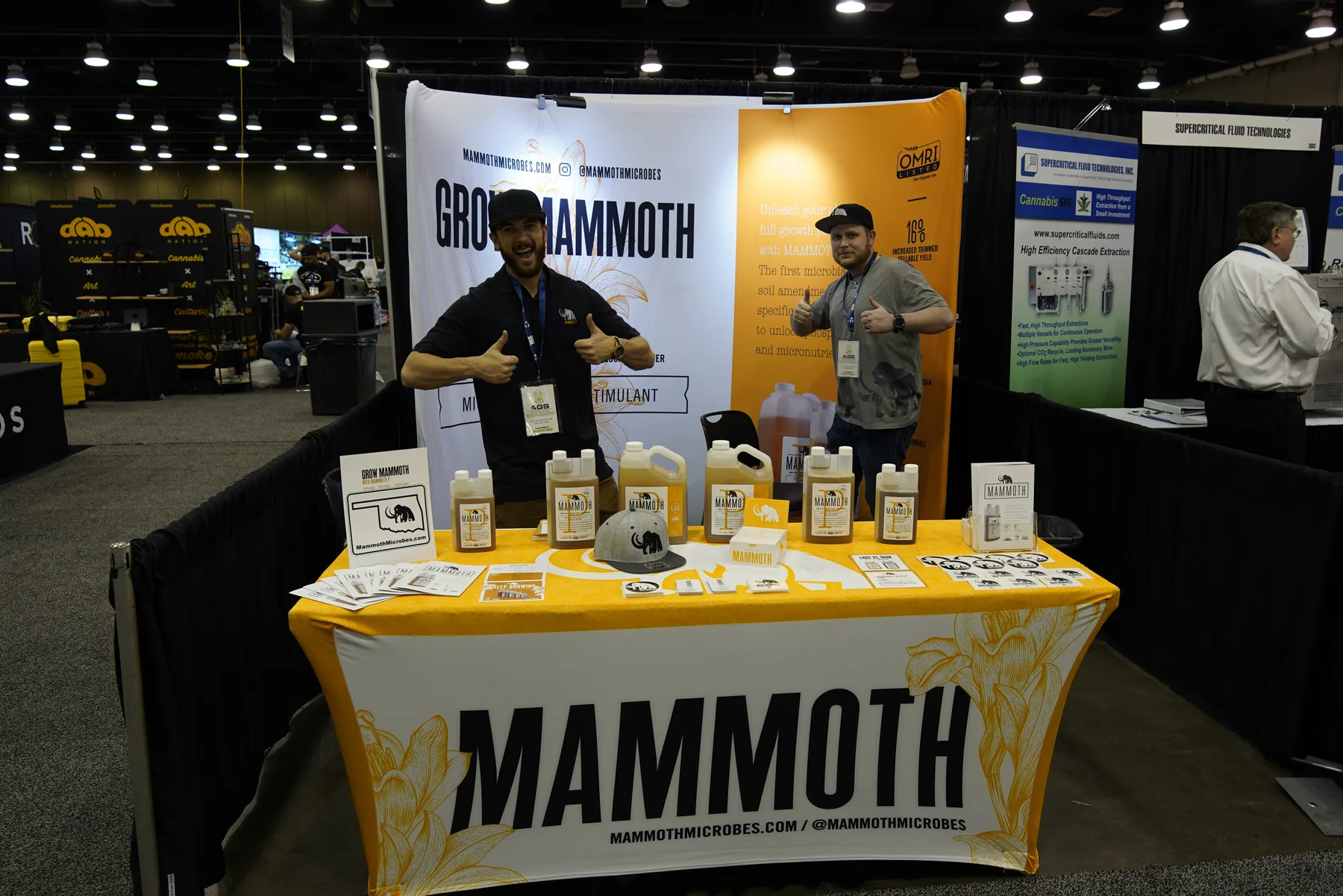 CannaCon exhibitor booth on the show floor.