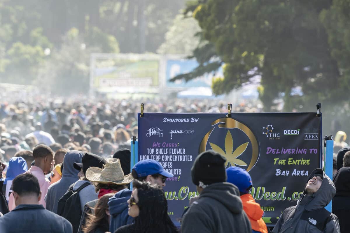 One of the largest 420 celebrations in the country hosted an estimated 20,000 people in Golden Gate Park in San Francisco to celebrate all things weed.