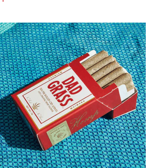 Dad Grass Hemp CBD Pre Rolled Joints 10 Pack