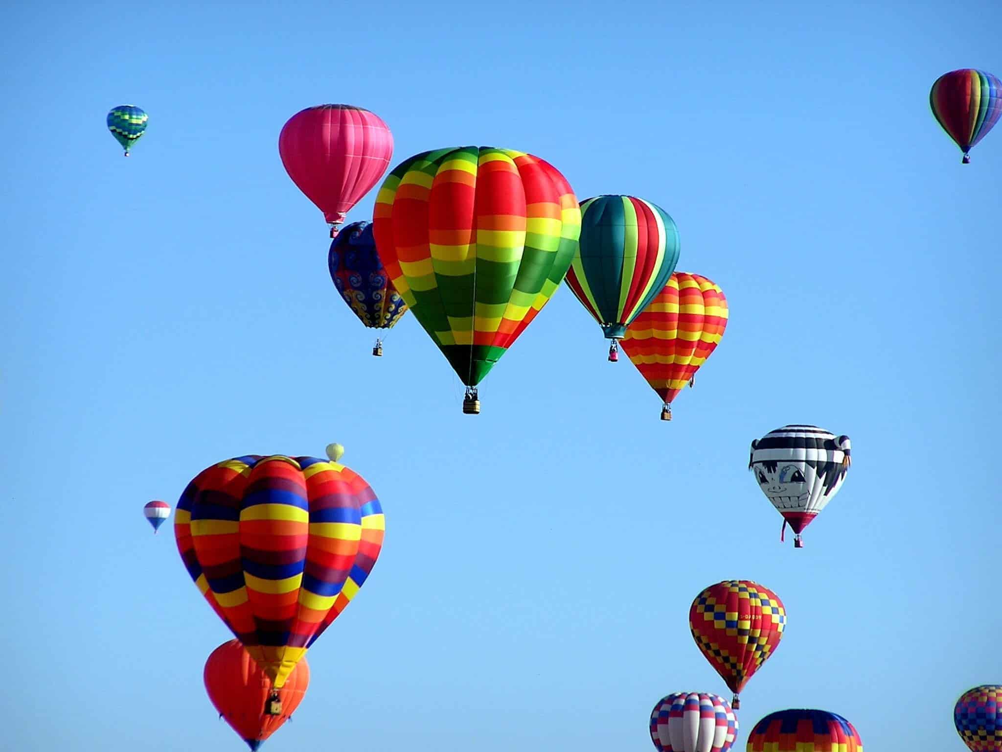 Hot air balloons in St. Louis